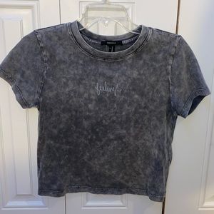 Acid Wash Feelings Crop Tops